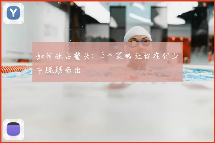 如何独占鳌头：5个策略让你在行业中脱颖而出